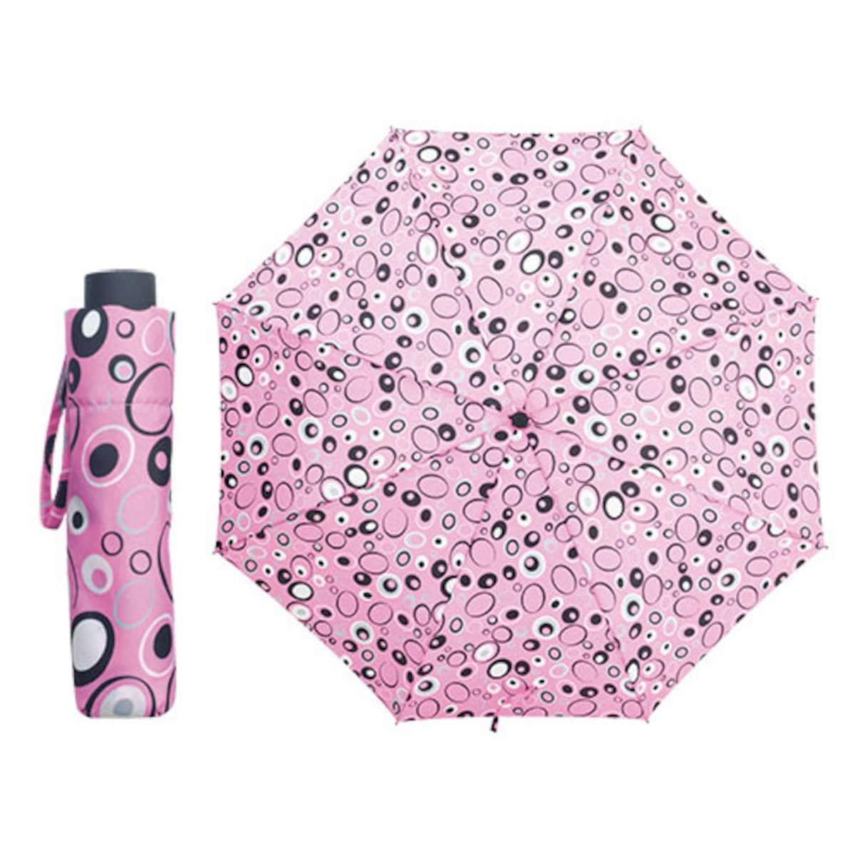 Shelta 3791 Mini Maxi Xanadu Print Umbrella Pink Bubbles