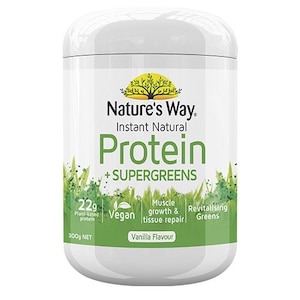 Natures Way Instant Natural Protein with Supergreens 300g