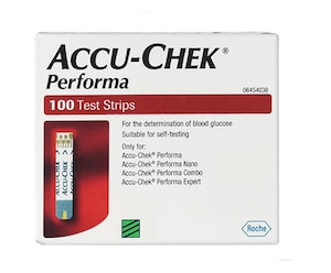 Accu-Chek Performa Blood Glucose Test Strips 100 Strips