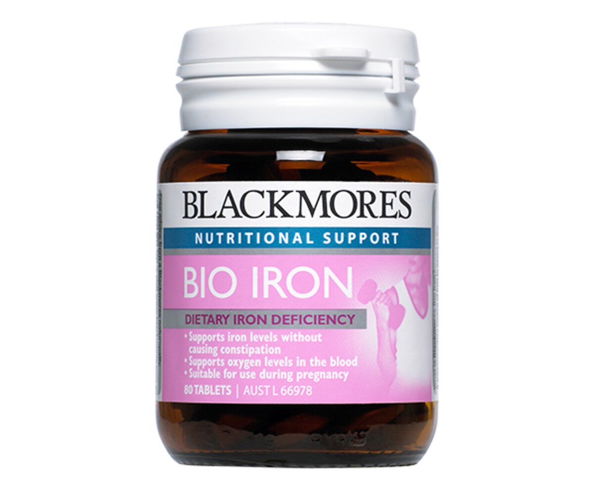 BLACKMORES BIO IRON FOR WOMEN 80 TABLETS | Healthylife