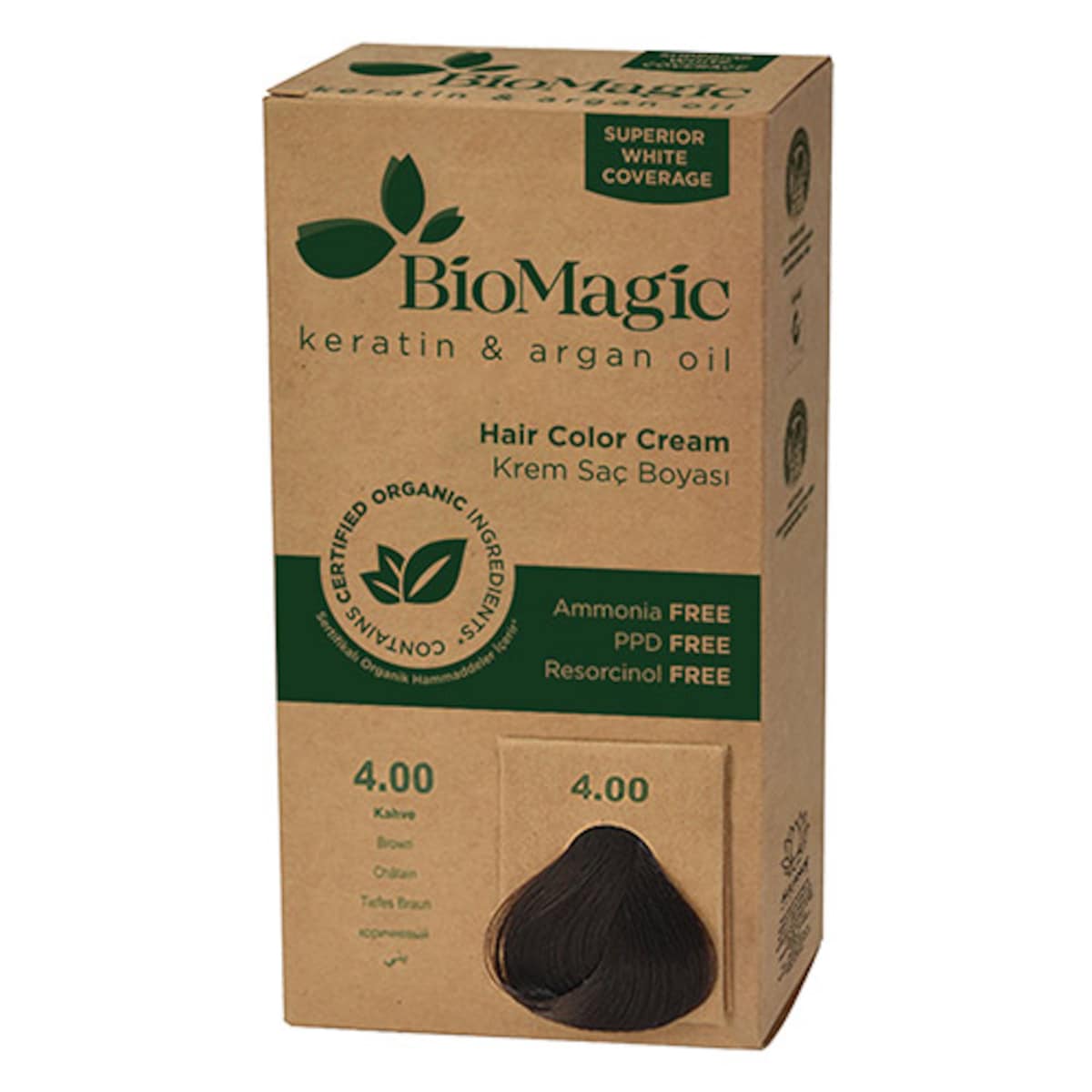 Bio Magic Hair Colour Cream Brown 4.00