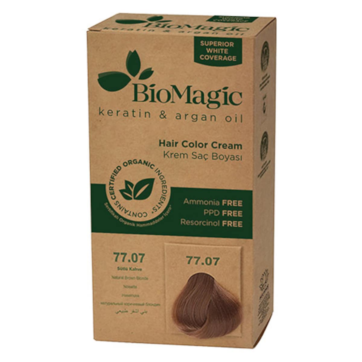 Bio Magic Hair Colour Cream Natural Brown Blonde 77.07