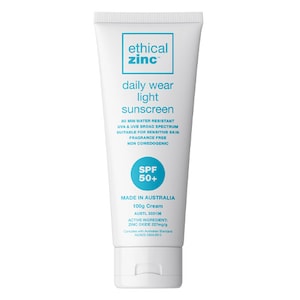 Ethical Zinc Daily Wear Light Sunscreen SPF50 100g