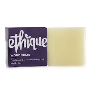 ETHIQUE Solid Conditioner Bar Wonderbar Oily or Normal Hair 60g