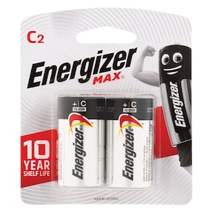 Energizer Battery Max E93 C 2 Pack