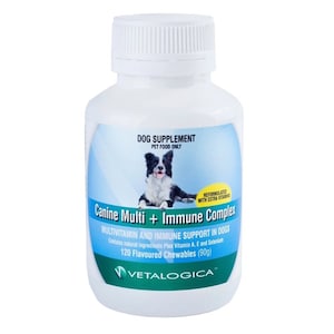 Vetalogica Canine Multi + Immune Complex 120 Chewable Tablets