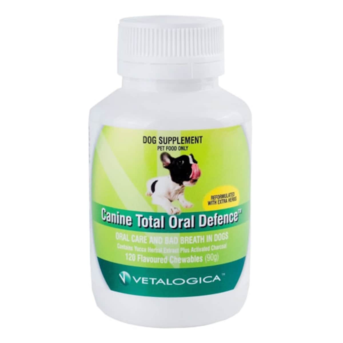 Vetalogica Canine Total Oral Defence 120 Chewable Tablets