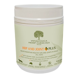 Vetalogica Hemp Clinicals Hip & Joint Plus Dog Supplement 300g