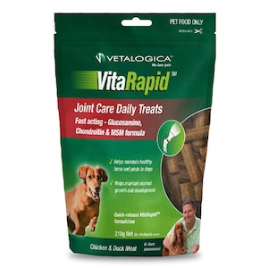 Vetalogica VitaRapid Joint Care Daily Treats for Dogs 210g