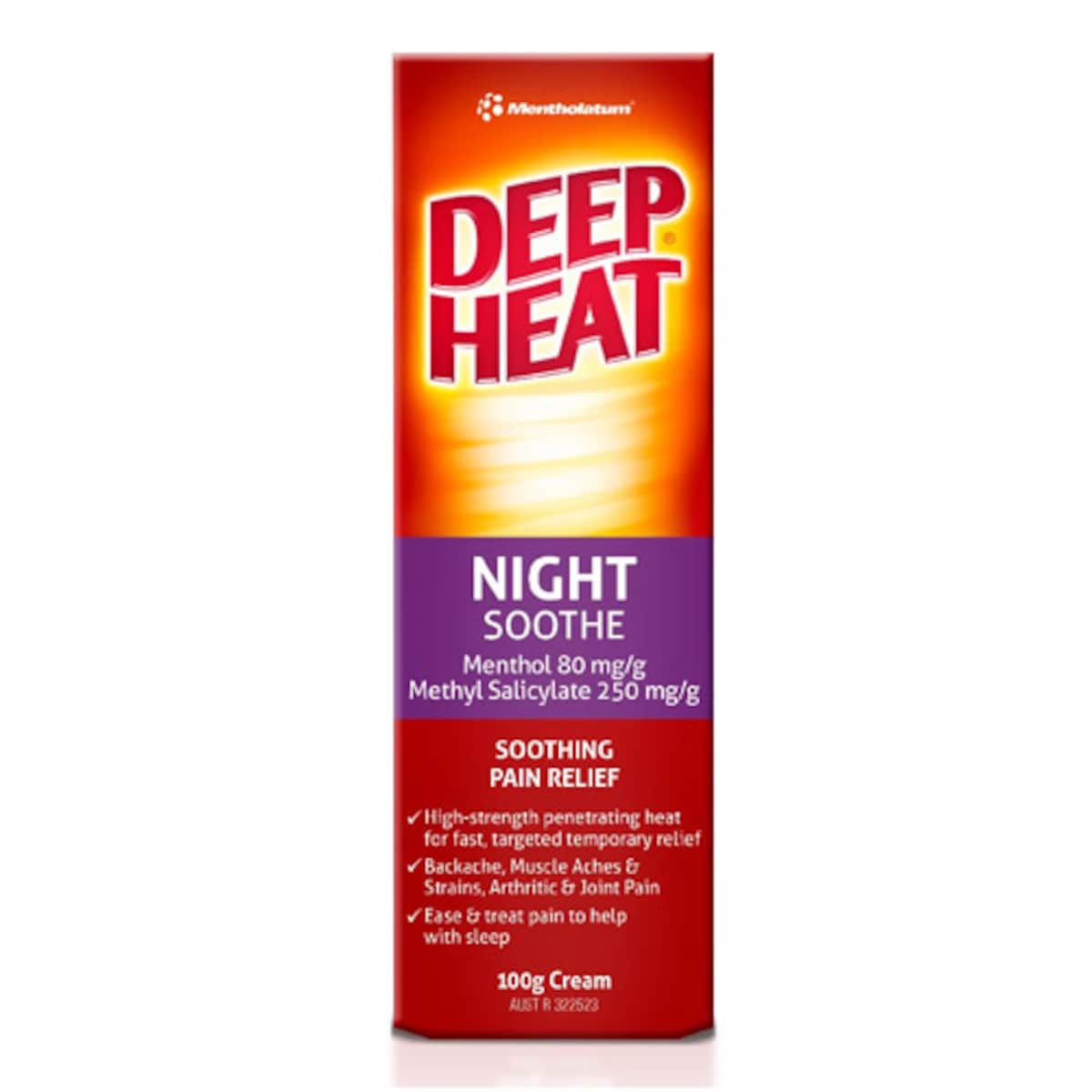 Deep Heat Night Soothe Pain Relief Cream 100g