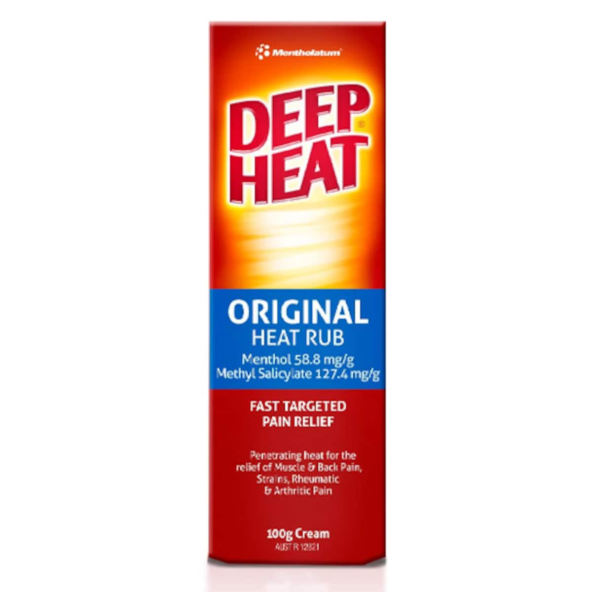 Deep Heat Original Heat Rub Pain Relief 100g