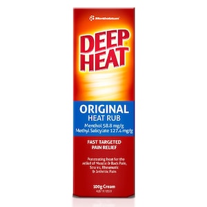 Deep Heat Original Pain Relief Heat Rub Cream 100g