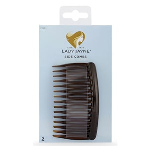 Lady Jayne Side Comb Shell Large 2 Pack