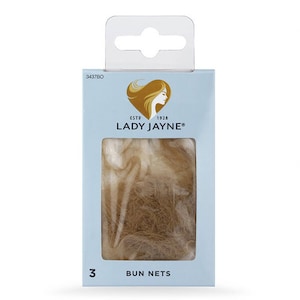 Lady Jayne Bun Nets Blonde 3 Pack