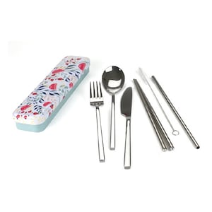 Retrokitchen Botanical Stainless Steel Cutlery Set