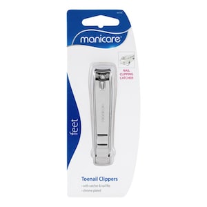 Manicare Toe Nail Clipper with Catcher & Nail File