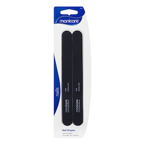 Manicare Nail Shapers Extra Fine/Fine 175mm 2 Pack