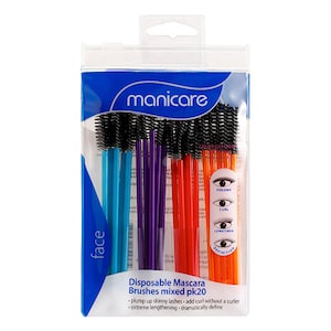 Manicare Disposable Mascara Brushes Mixed 20 Pack