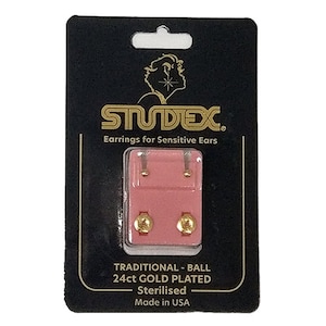 Studex Mini Traditional Stud Earring Gold 1 Pair