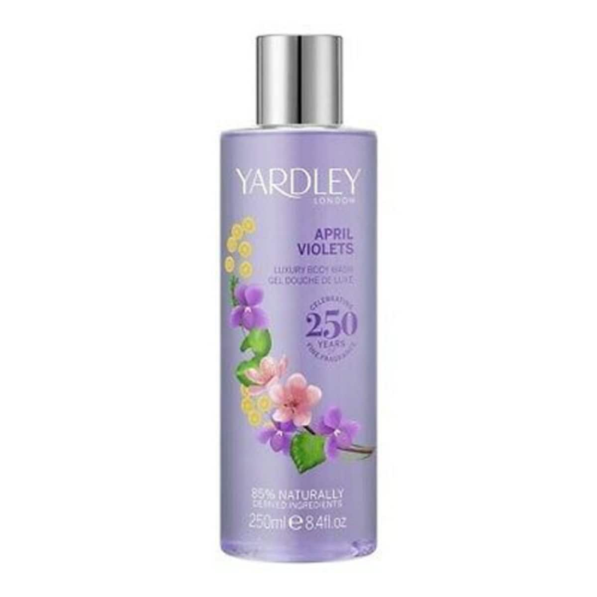 Yardley April Violets Luxury Body Wash 250ml