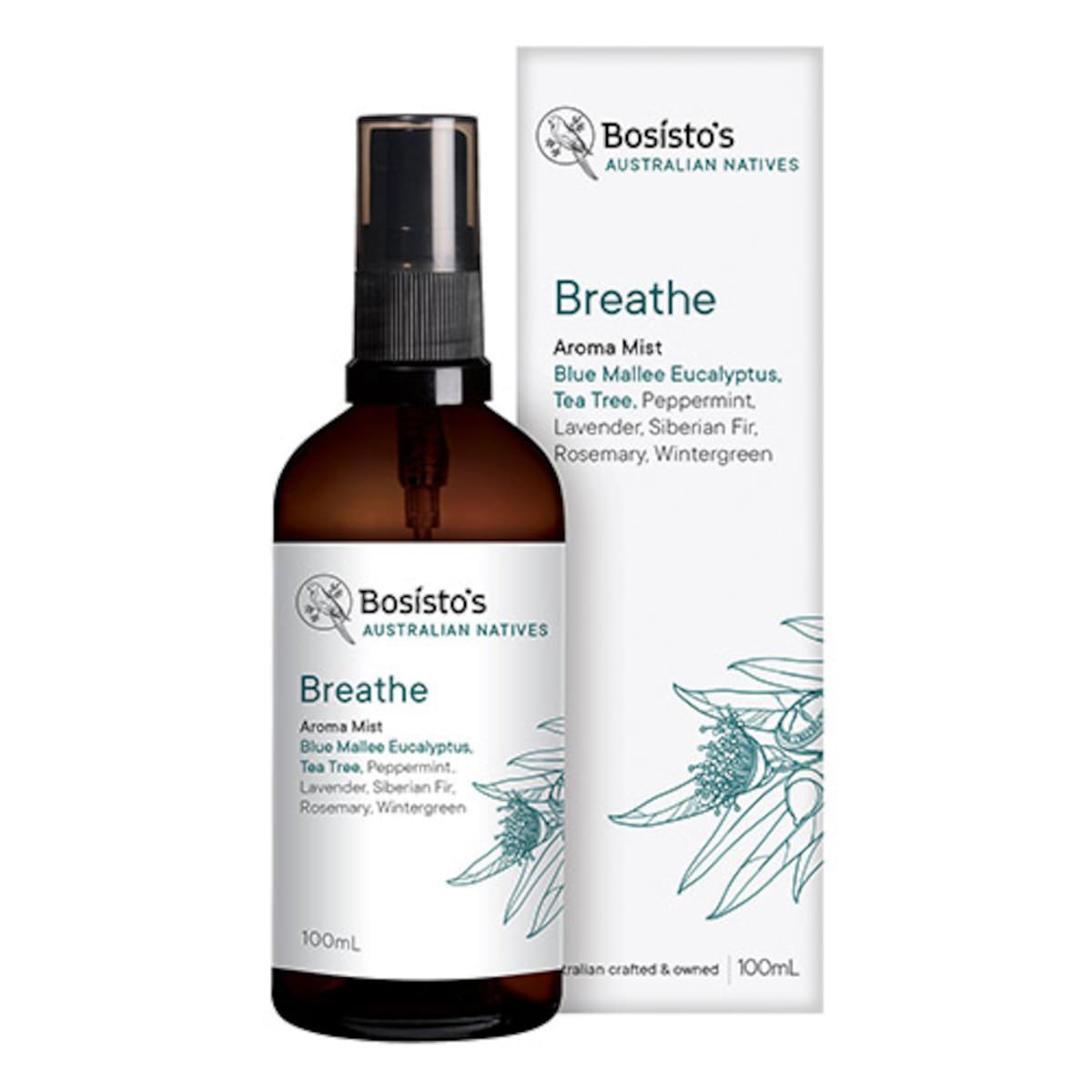 Bosistos Natives Breathe Aroma Mist 100ml