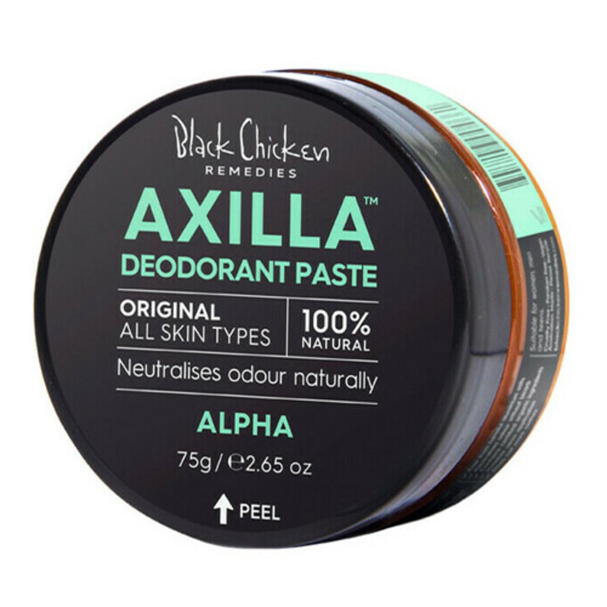 Black Chicken Remedies Axilla Natural Deodorant Paste Original Alpa 75g