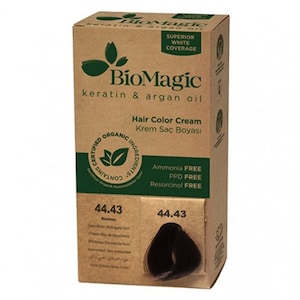 Bio Magic Hair Colour Cream Deep Brown Mahogany Gold 44.43