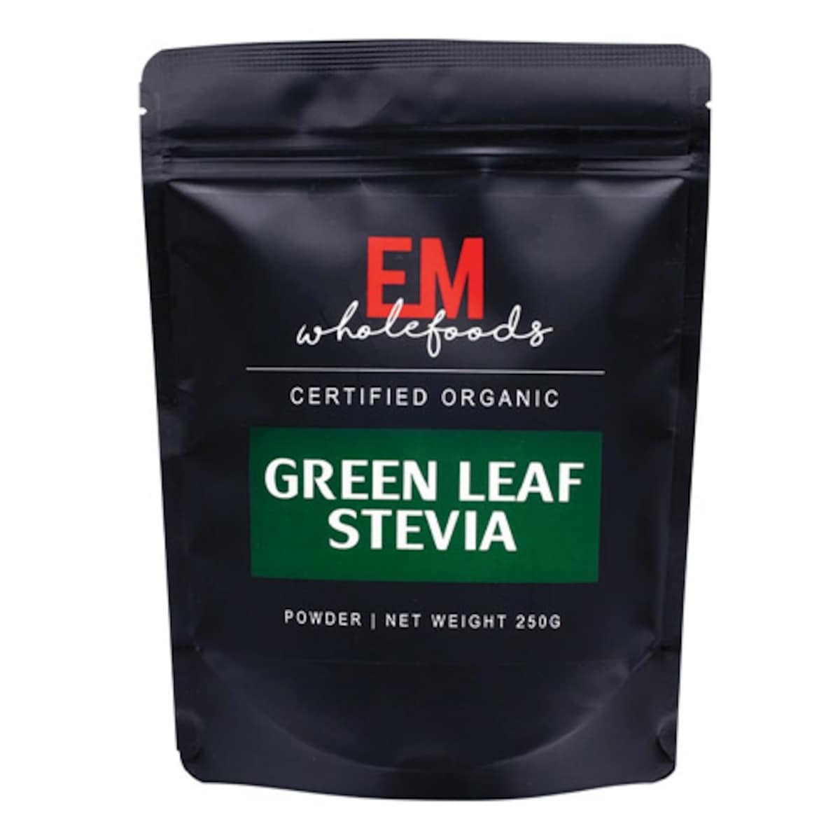 Em Wholefoods Green Leaf Stevia Powder Certified Organic 250G