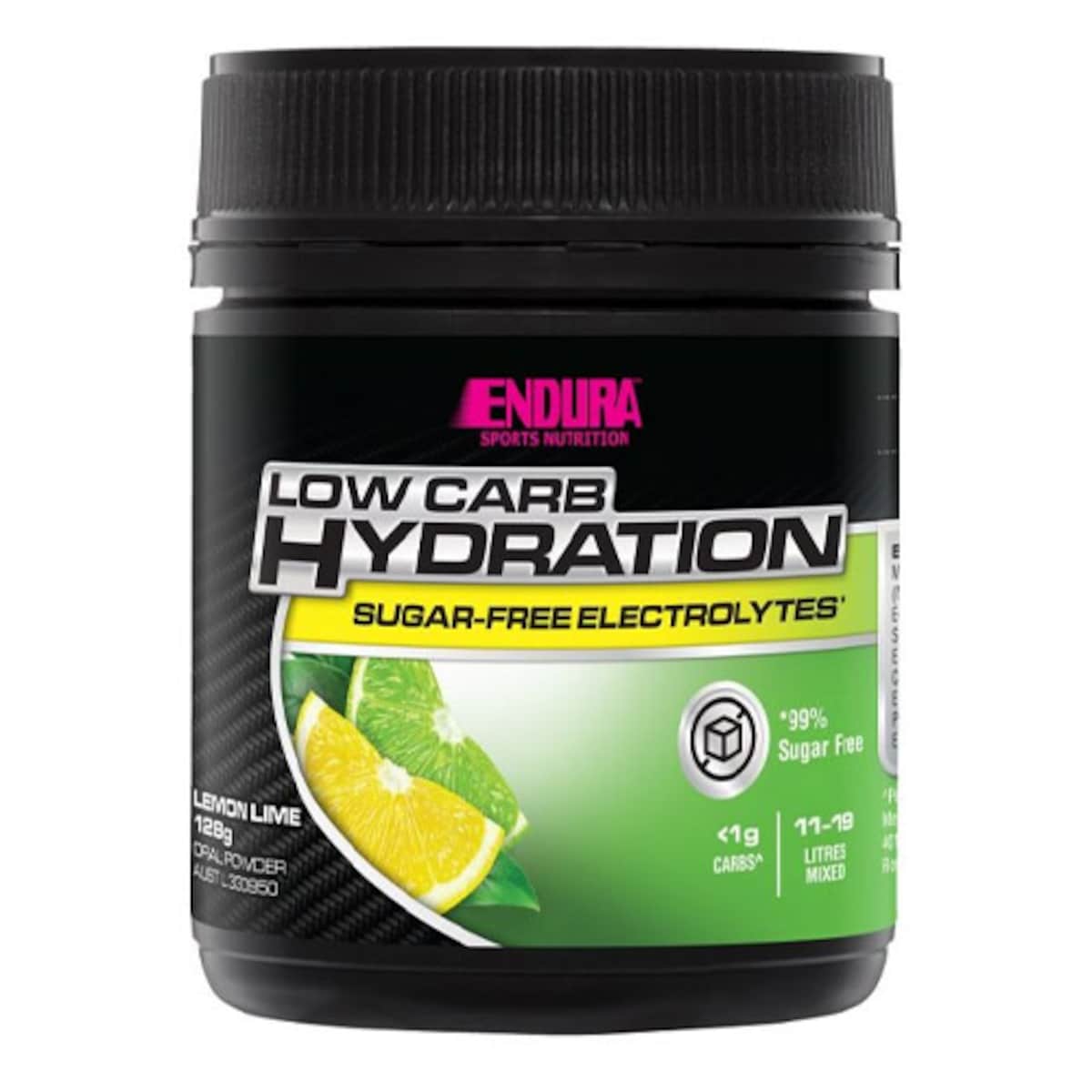 Endura Rehydration Low Carb Fuel Lemon Lime 135g Australia