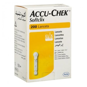 Accu-Chek Softclix Lancet 200 Sterile Lancets