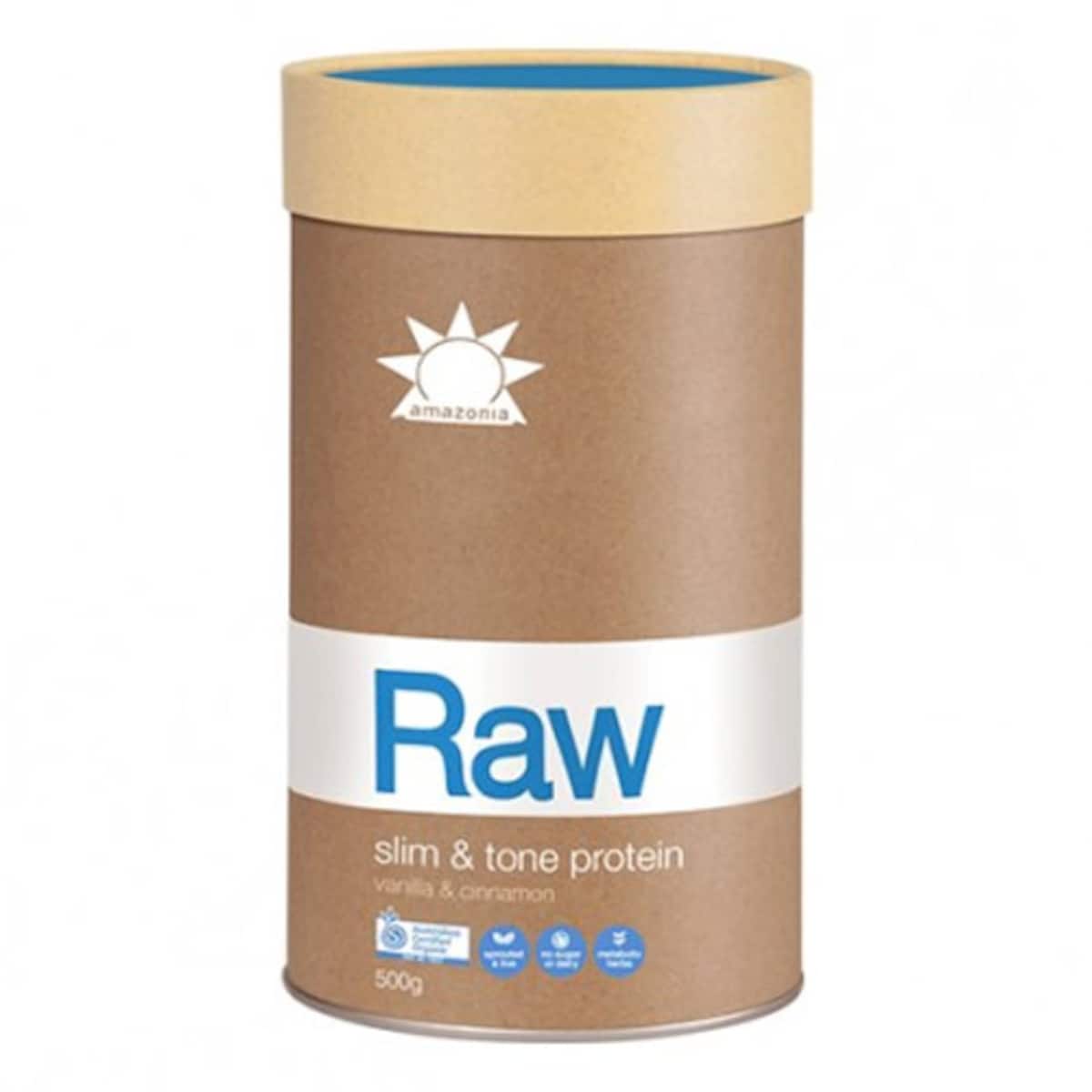 Amazonia Raw Protein Slim & Tone Vanilla Cinnamon 500g