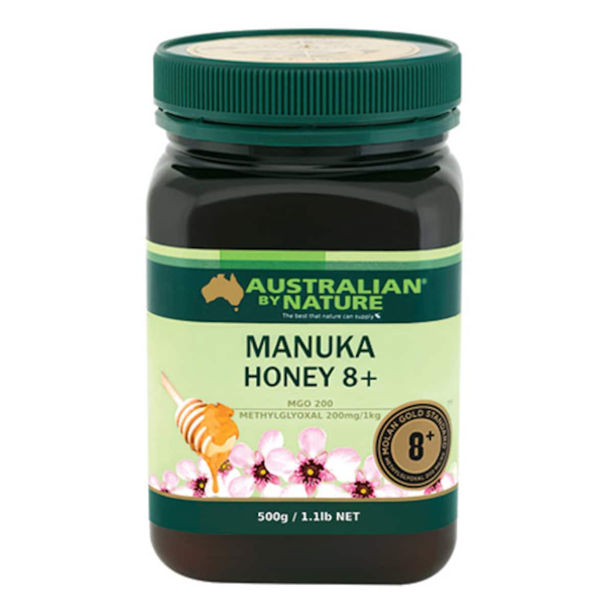 Australian by Nature Manuka Honey 8+ (MGO 200) 500g