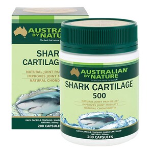 Australian by Nature Shark Cartilage 500mg 200 Capsules