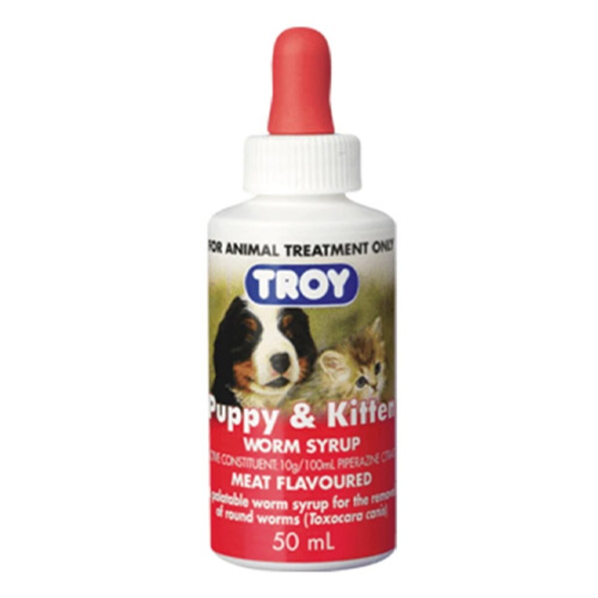 Troy Puppy & Kitten Worming Syrup 50ml