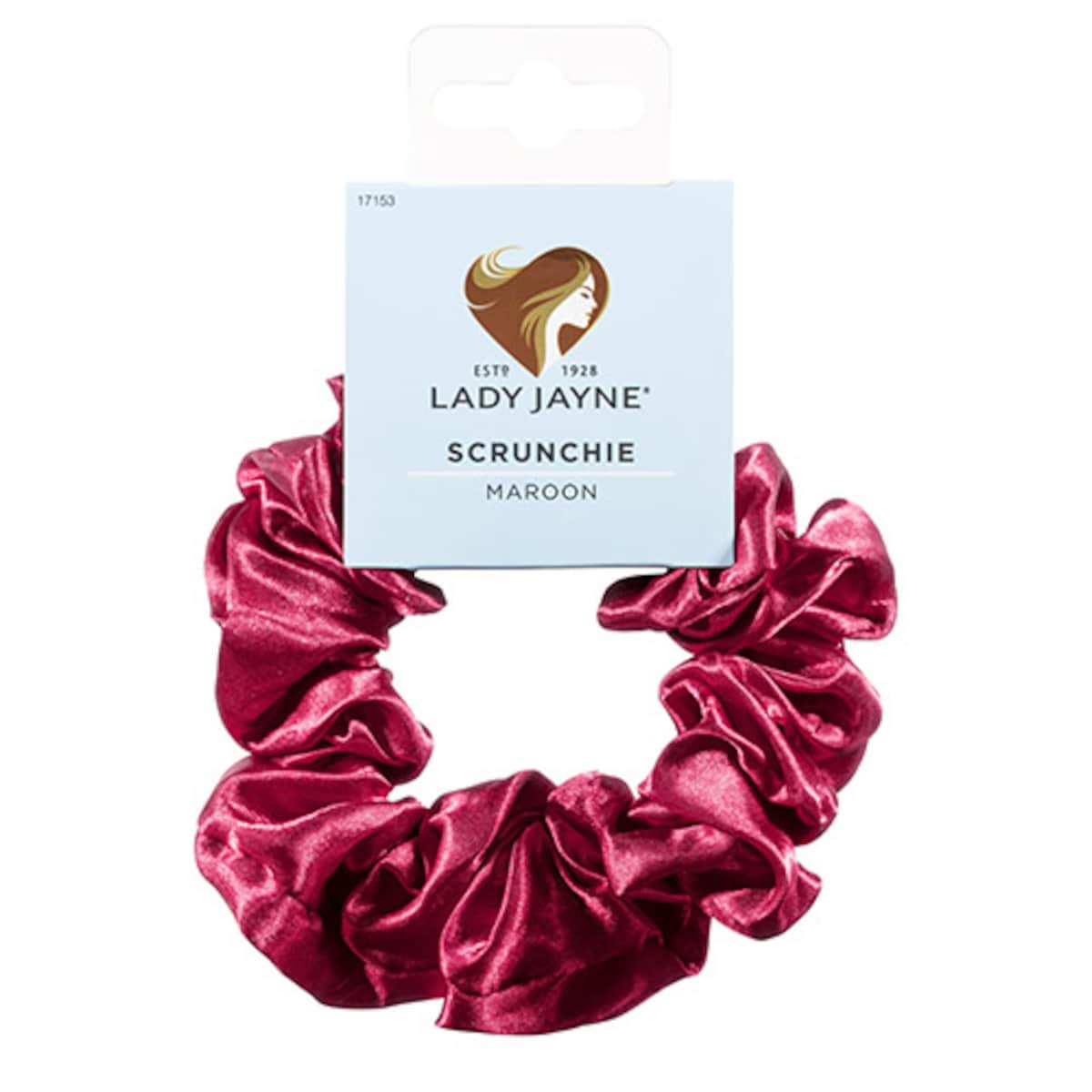 Lady Jayne Hair Scrunchie Maroon 1 Pack
