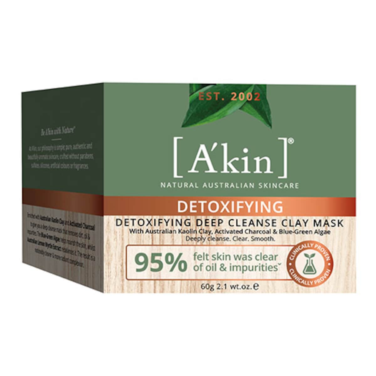 Akin Detoxifying Deep Cleanse Clay Mask 60Ml