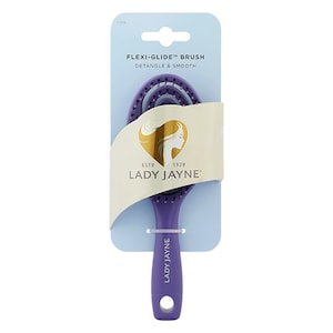 Lady Jayne Flexi-Glide Detangling Brush Purse Size