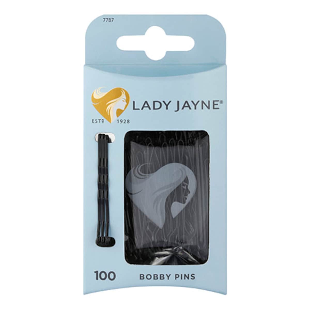 Lady Jayne Bobby Pins Black 100 Pack