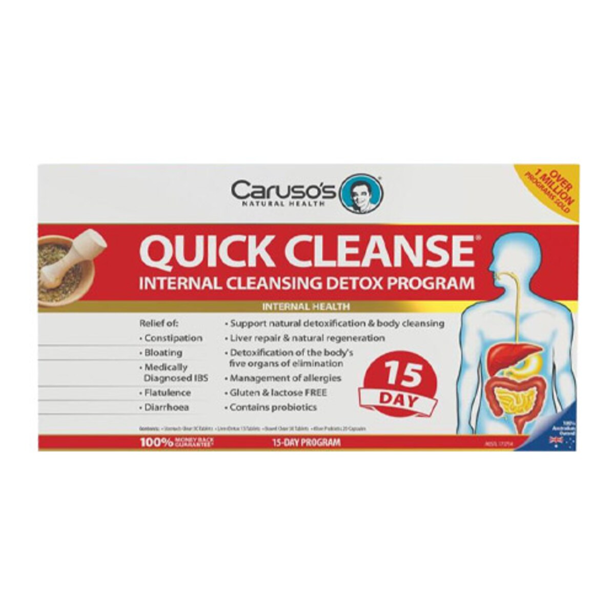 Carusos Quick Cleanse 15 Day Detox Program