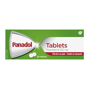 Panadol Paracetamol 500mg Pain Relief 20 Tablets