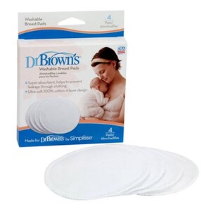 Dr Brown's Washable Breast Pads 4 Pack