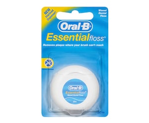 Oral B Essential Dental Floss Waxed 50m