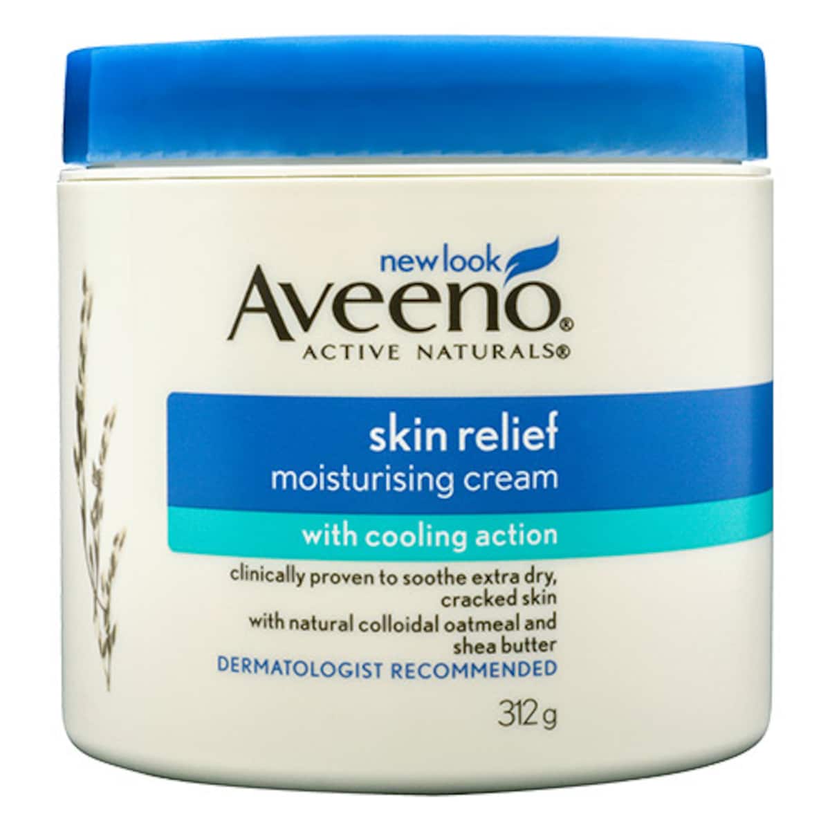 Aveeno Active Naturals Skin Relief Moisturising Cream with Cooling Action 312g