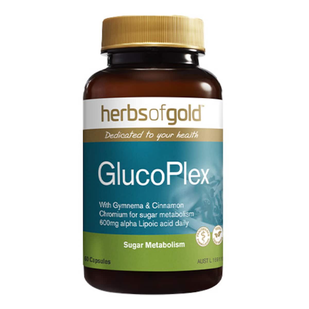 Herbs of Gold GlucoPlex 60 Capsules Australia