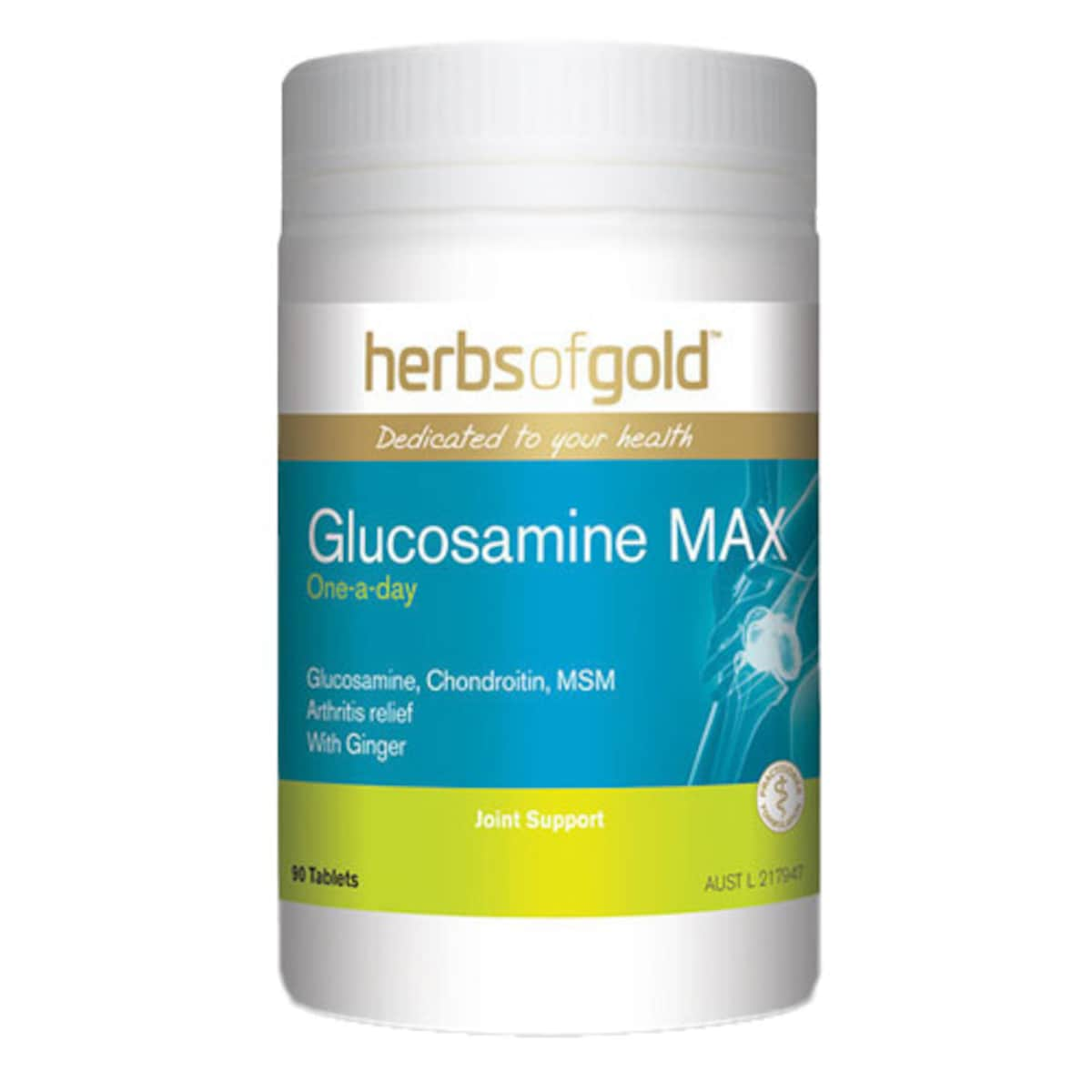 Herbs of Gold Glucosamine MAX 90 Tablets | Healthylife Australia