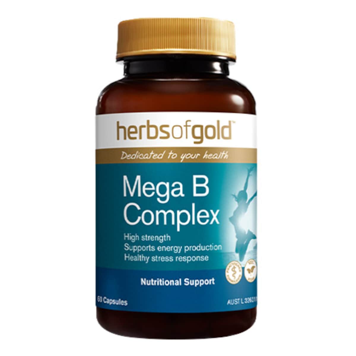 Herbs of Gold Mega B Complex 60 Capsules Australia