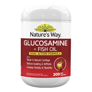 Natures Way Glucosamine & Fish Oil 200 Capsules