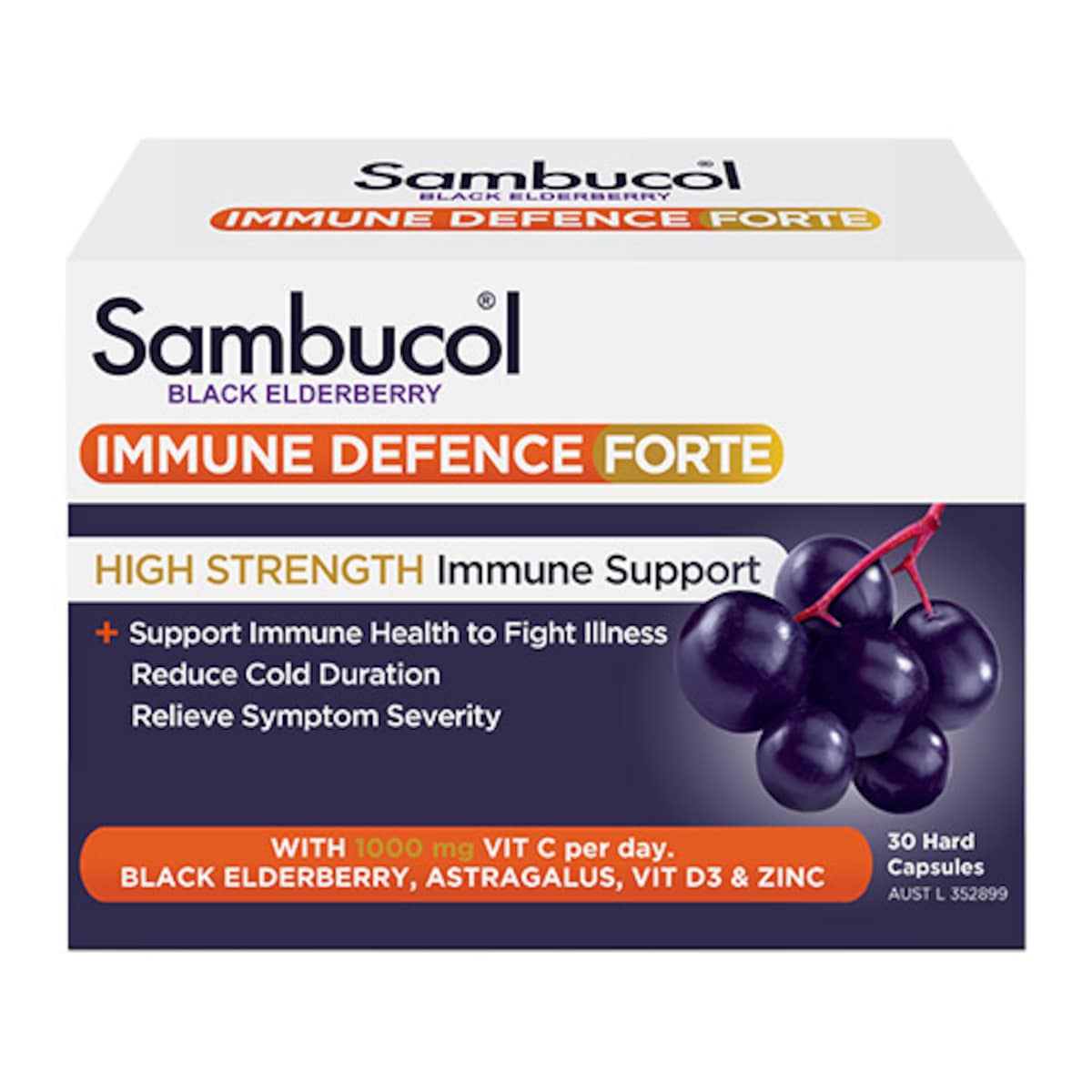 Sambucol Immune Defence Forte High Strength 30 Capsules