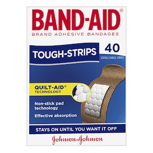 Band-Aid Tough Strips 40 Fabric Strips