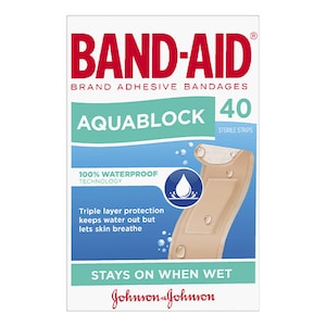Band-Aid Aquablock Waterproof 40 Sterile Strips